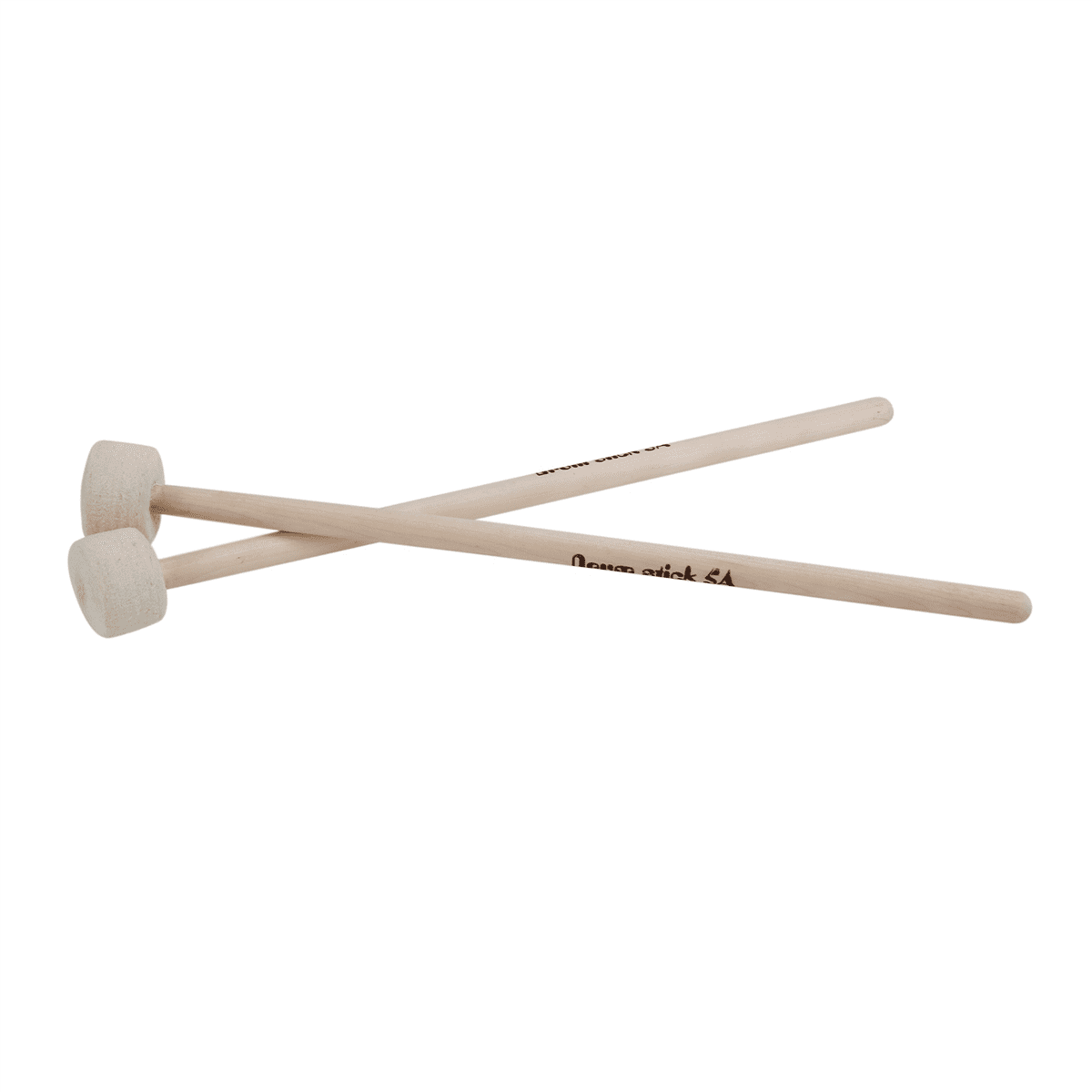 2 Pair Drum Mallet Stick Felt Mallet Timpani Stick Big Drum Hammer Timpani Mallet for Percussion Instrument