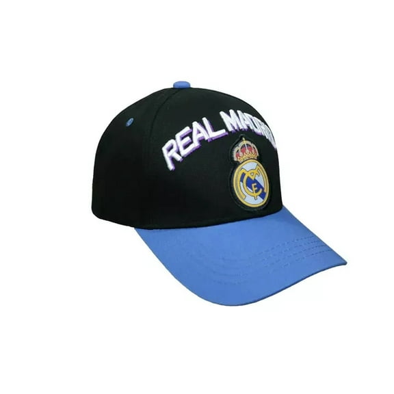Real Madrid Cap, Black/Blue, Licensed