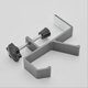 thumbnail image 2 of 1 Piece Adjustable Table Side Hook, Hook Stand Without Drilling,Black, 2 of 5