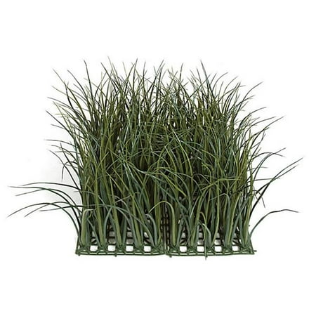 Embroidered Autograph - Autograph Foliages A-152260 20 in. Meadow Grass Mat, Tutone Green