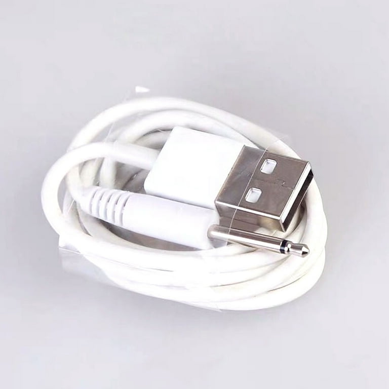 2 Pack Replacement DC Charging Cable2.7ft USB to DC 2.5mm Fast Charger Cord,Pin USB Fast DC Charging Cable Compatible for Universal Vibrating Mini