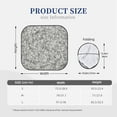 thumbnail image 3 of Fotbe Silver Glitter Juego de 2 Piezas de Parasoles para Parabrisas | Bloqueador Solar para Auto | Accesorios Plegables para Protección Solar Interior-Medium, 3 of 6