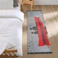 thumbnail image 3 of Yayeee Runner Rug for Bedroom 2'x6' Machine Washable Hallway Non Slip Mat, Red Boat, 3 of 8