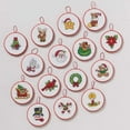 thumbnail image 3 of Bucilla Felt Applique Ornament Making Kit, Set of 30, Classic Christmas Collection, 3 of 4