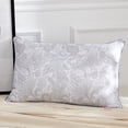 thumbnail image 4 of Almohada de lujo para hotel, relleno de fibra de plumas, almohada para dormir alternativa, suave y cómoda (gris), 4 of 8
