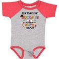 thumbnail image 3 of Inktastic My Daddy Graduated and I'm Super Proud Boys or Girls Baby Bodysuit, 3 of 5