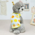 thumbnail image 4 of kladzum Dog Clothes Pet Dog Summer New Clothing Cute Thin Five-Color Fruit vests Casual Unisex Dog Shirt, 4 of 6