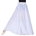 thumbnail image 2 of Self Tie Up Sheer Chiffon Long Flowy Dance Skirts Ladies Dance Photography Dancewear, 2 of 3