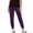 17# Purple, variant on Women’s Scrub Pants Soft Stretch Cargo with Pockets Loose Fit Consider Sizing Down Hot Pink L