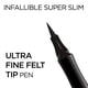 thumbnail image 2 of Delineador líquido L'Oreal Paris Infallible Super Slim Grey, 2 of 6