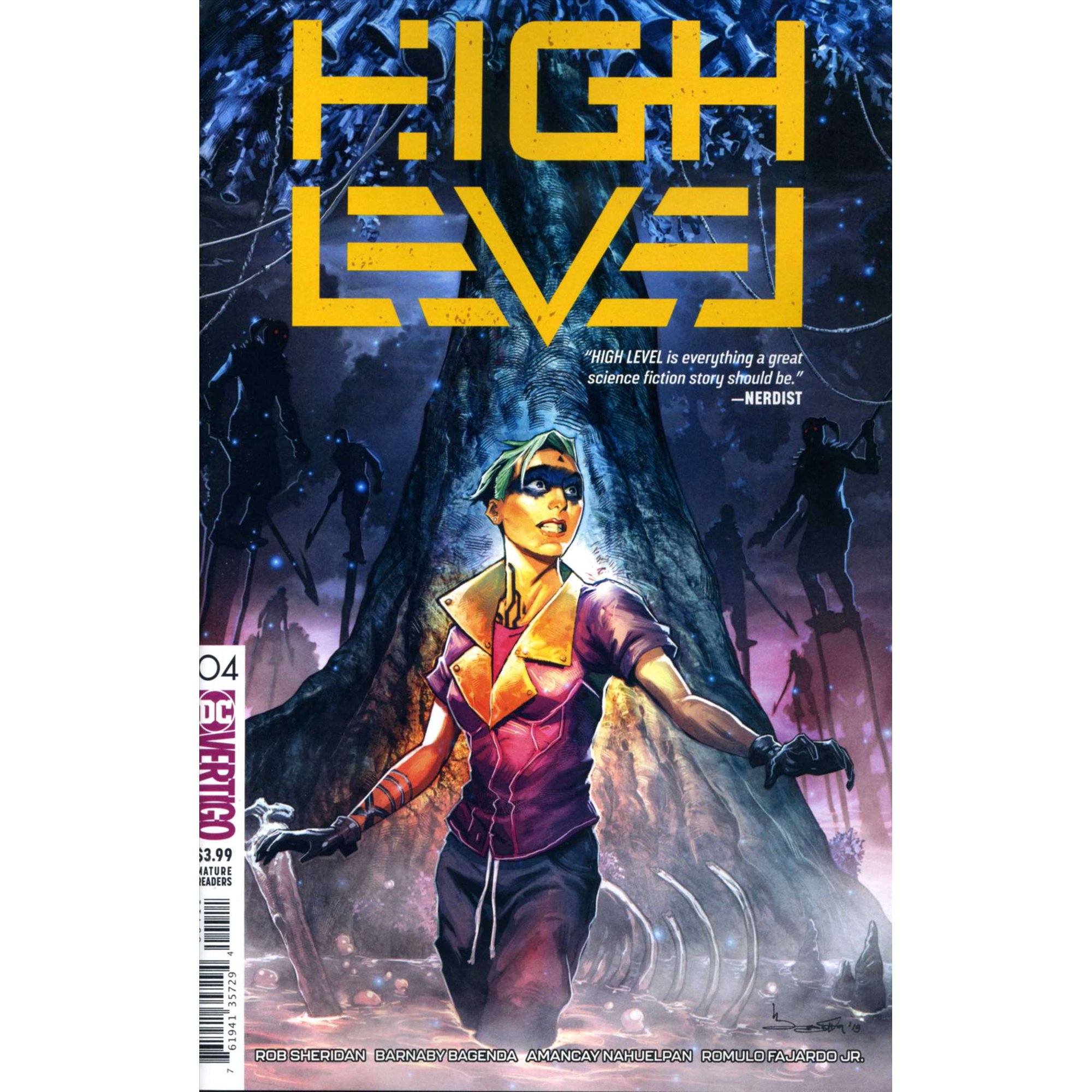 High Level #4 VF ; DC Comic Book