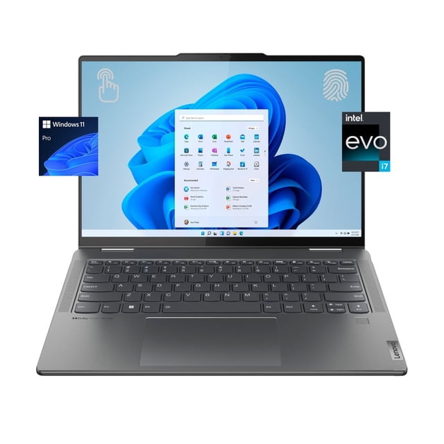 Lenovo Yoga 7i 2 en 1 Laptop, Pantalla Táctil de 14.0 Intel Core i7-1355U 16GB LPDDR5 512GB PCle