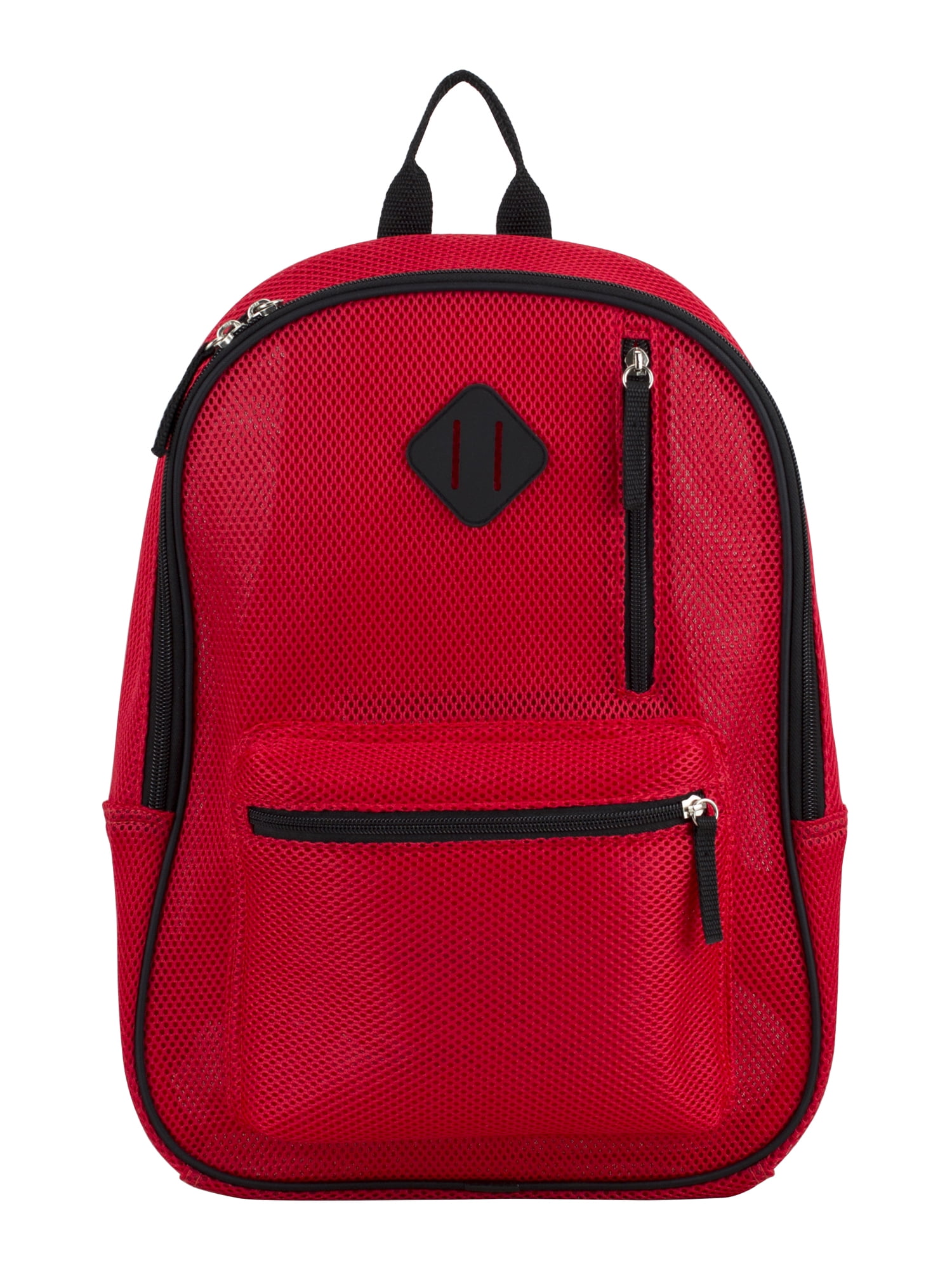 Eastsport Unisex Elevated Lifestyle Mesh Backpack, Poppy Red
