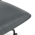 thumbnail image 2 of Pemberly Row Velvet Chair Rolling Swivel Task Chair in Silver, 2 of 6
