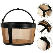 FONDOTIN Reusable Filter Coffee Maker Black Stainless Steel 1Pack 3.5X3.5X2In