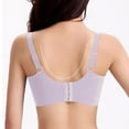 thumbnail image 4 of Ashirexll Wireless Bras for Women, Plus Size Everyday Bras, Solid Color Thin Style Ventilate Back Buckle Bra without Steel Rim, 4 of 6