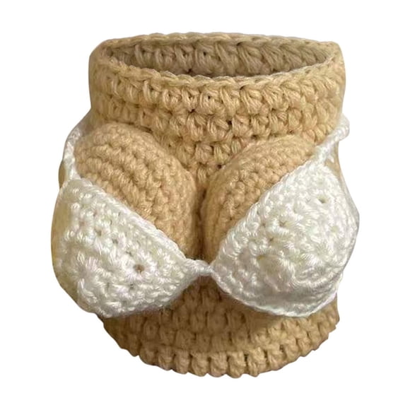IBaodan Bottle Cozy Beer Purely Hand-knitted Cup Sleeves And Wine Bottle Sleeves Housewarming Gift