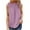 Purple, variant on sovlvnd Women's Fashionable Plus Size Casual Camisole Chiffon Round-Neck Solid Color Pullover Sleeveless Vest Blouse T-shirt Tops for Women
