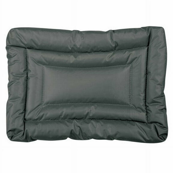 MPP Water Resistant Dog Bed Small Charcoal with Durable Nylon Cover, Solid