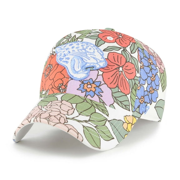 Women's '47 White Jacksonville Jaguars Florentina Clean Up Adjustable Hat