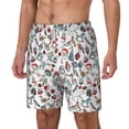 thumbnail image 2 of Balery Christmas Elements Mens Swim Trunks Swim Shorts for Men Quick Dry Inseam Beach Shorts with Compression Liner Pocket-Large, 2 of 9