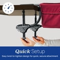 thumbnail image 3 of Silla alta portátil Chicco Caddy Hook-On para bebé, color rojo, 3 of 7