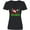 AB-Black, variant on Inktastic Auntie Claus with Christmas Santa Hat and Snowflakes Women's V-Neck T-Shirt