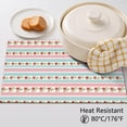 thumbnail image 5 of Placemat, Pioneer Flower Floral Print Pattern Place Mats Table Mat Set Of 2, PVC Washable Placemats for Party Kitchen Dining Decoration, 18x12 Inch, Fade Resistant, 5 of 6