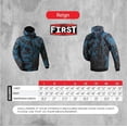 thumbnail image 3 of First Mfg Co - Reign - Men's Motorcycle Biker Riding Max Tec 600D Rain Jacket - Black - 5X Large, 3 of 5
