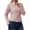 Pink, variant on Women's Stand Collar Puffer Jacket Full Zip Fleece Raglan Long Sleeve Slim Fit Lightweight Windproof Warm Outerwear Coat For Fall Winter,White Women's XS-L