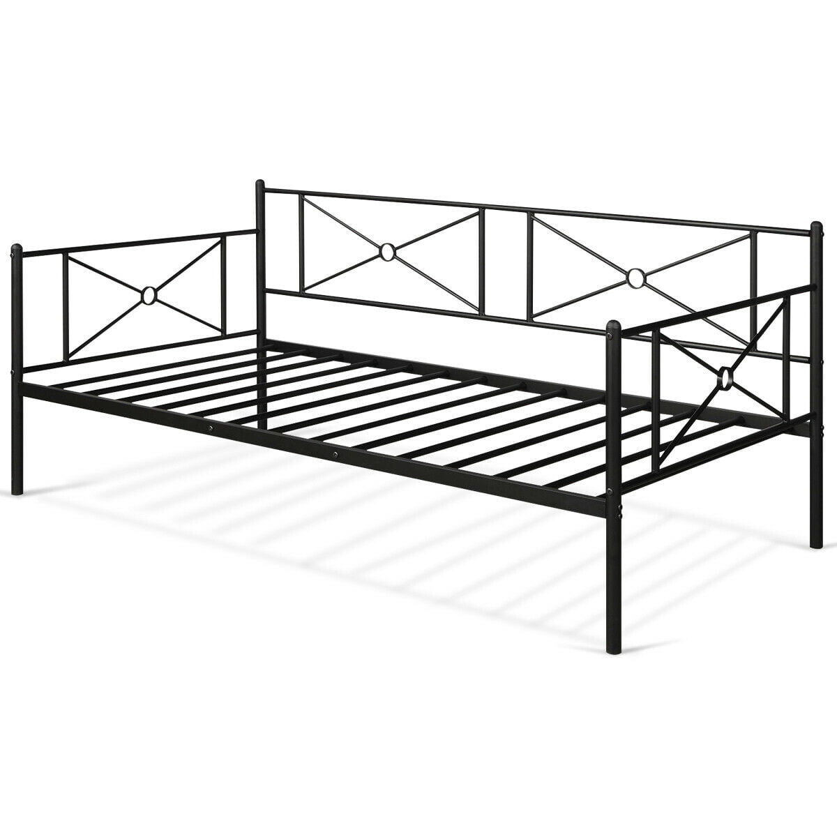 Details about   Metal Daybed Frame Twin Size Multi-function Platform Bed Stable Steel Slats Home 