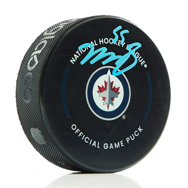 Mark Scheifele Signé Rondelle Officielle des Jets de Winnipeg