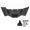 Carbon pattern, variant on Fanoery Aerodynamic Spoiler Wing Kit Enhanced Downforce Stability for Bike S1000R M1000R