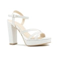 thumbnail image 4 of Zapatilla Lady Paulina Formal Eventos Sociales Graduación Tacon Ancho Plateado 23.5, 4 of 6