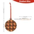 thumbnail image 3 of Cauagu Autumn Pumpkin Pattern Acrylic Christmas Pendant,1-Pack Christmas Ornaments Xmas Tree Decor Christmas Décor with Ribbon Cute Tree Hanging for Party Favors-Round Shape, 3 of 7
