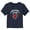 Navy Blue, variant on Netflix Toddler's Stranger Things Classic Hellfire Club White Logo Graphic T-Shirt