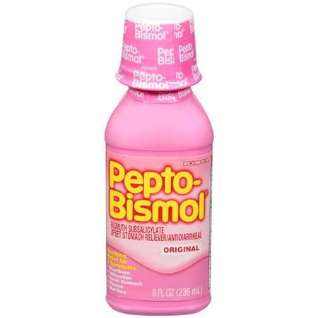 CHEW UP SOME DIGESTIVE RELIEF. Pepto Bismol is safe for relief of stomach upset (indigestion, stomachache, etc.) in most dogs. According to the Canine Journal, dogs eat grass to induce vomiting. This is how they get rid of something they ate that disagreed with their stomach and thus cure stomach upset.