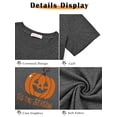thumbnail image 5 of MOSHU Halloween Womens T-shirts Plus Size Round Neck Shirts for Women Short Sleeve Loose Graphic Tees Casual Tee, 5 of 8