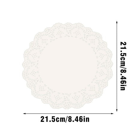 

Papar Liner 100pcs Air Fryer Special Paper Lace Paper Round Baking Tray Paper