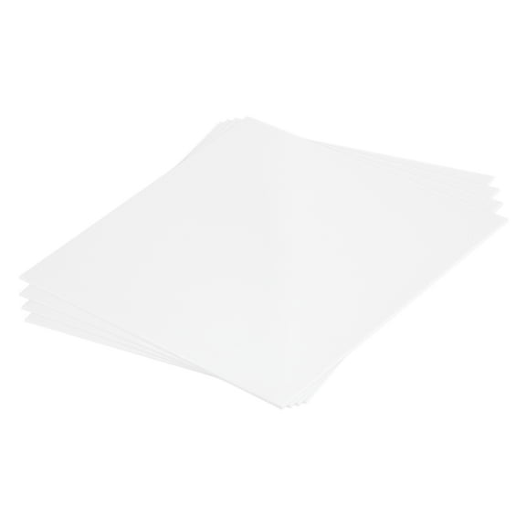 ABS Plastic Sheet 8 Inch x 8 Inch x 0.02 Inch ABS Styrene Sheets for Building Model DIY Crafts Panel White 4 Pcs