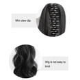 thumbnail image 4 of Cola de caballo con clip de garra,Extensión de cabello rizado largo y ondulado para mujer, Cola de caballo con garra, artesanía superior, 4 of 6
