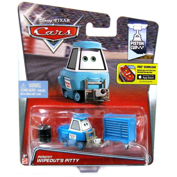 Disney Pixar Cars Movie Piston Cup Ponchy Wipeout's Pitty Toy Car