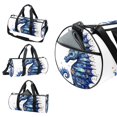 thumbnail image 3 of Hippocampus Gym Bag with Shoe Bag, Carry on Duffle Bag 17.7 Inches with Interior Zipper Pocket - Large Capacity, 3 of 6