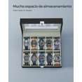 thumbnail image 5 of SONGMICS Caja de reloj con tapa de cristal y 10 compartimentos, 5 of 5