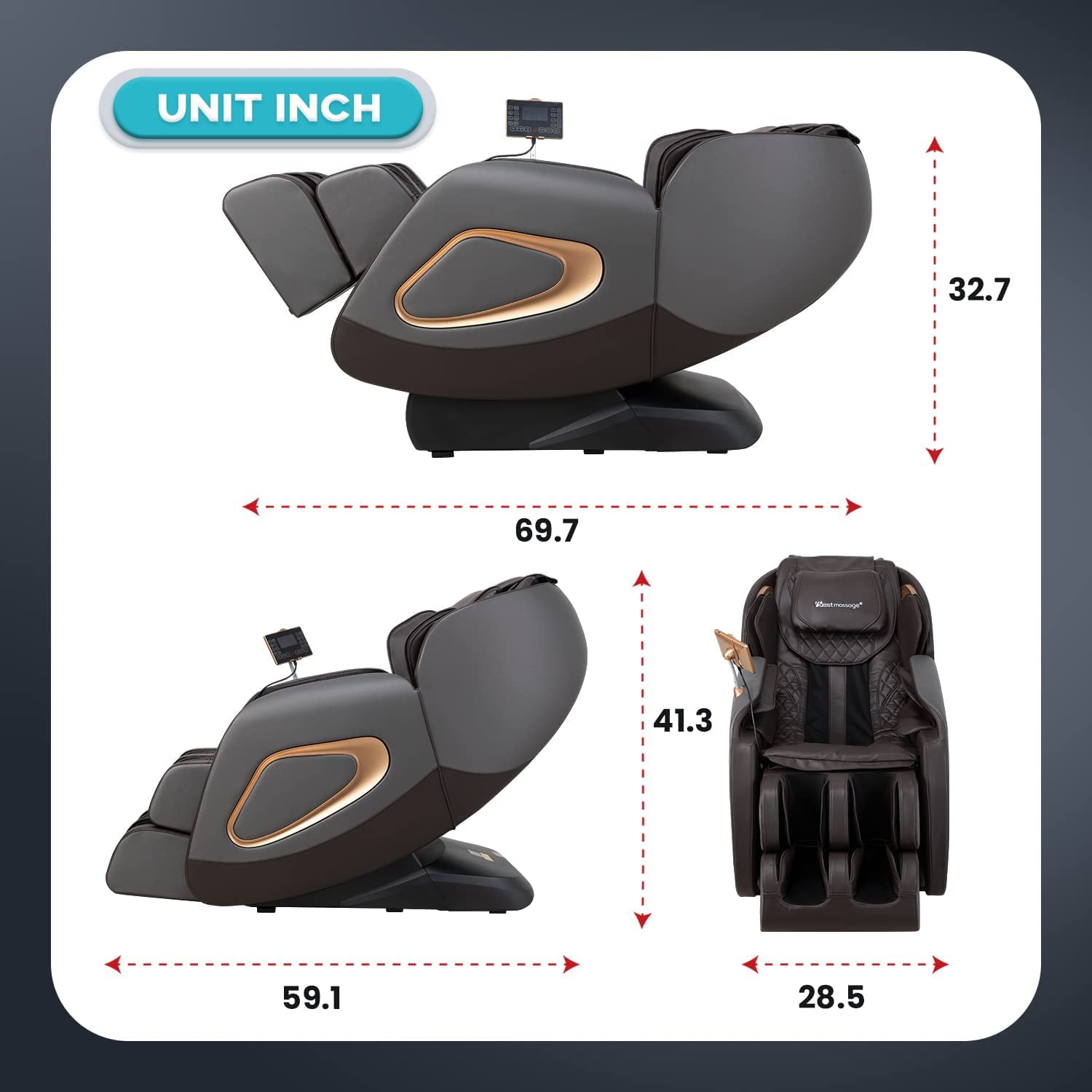 massage chair with speakers