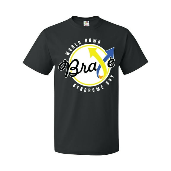 Inktastic World Down Syndrome Day Brave T-Shirt