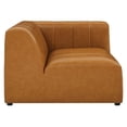 thumbnail image 4 of Modway Bartlett Causeuse 2 Pcs Rembourrée en Similicuir à Capitonnage, Couleur Beige, 4 of 11