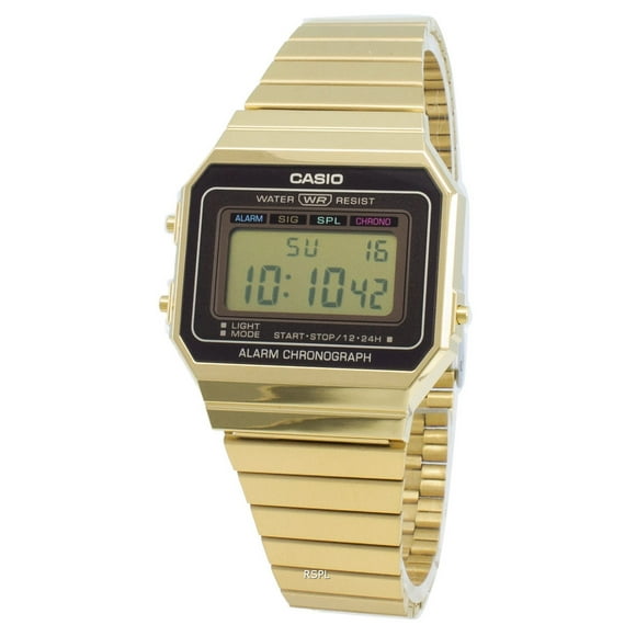 Casio Youth Vintage A700WG-9A Alarm Chronograph Quartz Men's Watch