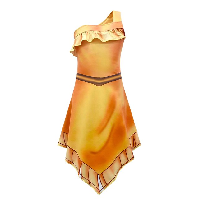 Disfraz de Pocahontas para niñas, vestido de princesa Matoaka, ropa india de playa, peluca negra, fiesta de Carnaval de Halloween, Verano Fivean unisex
