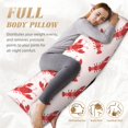 Body Pillow Cover Cute Red Cartoon Lobster Soft Body Pillow